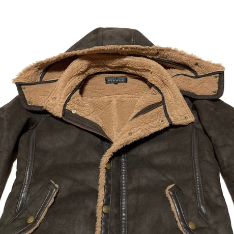 NICOLE Fake Mouton Boa Jacket