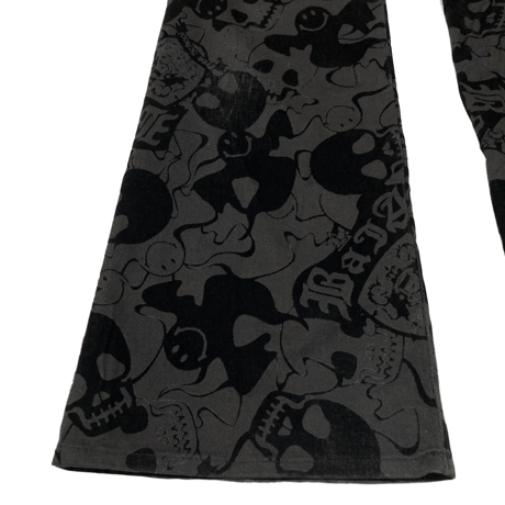 Baja Skull&Smile Semi-Flare Pants