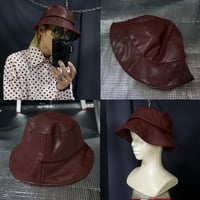 USED PU Leather Minimal Modify Bucket (Metro/Safari) Hat