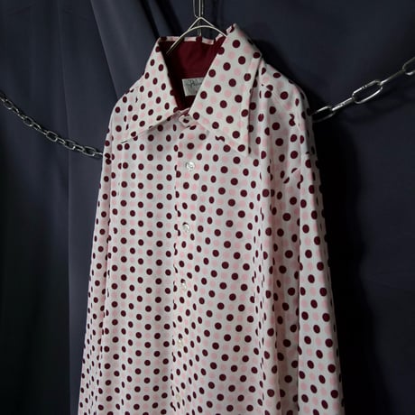DI PELLINI ROMA PolkaDot L/S Fake Clerical L/S Shirts