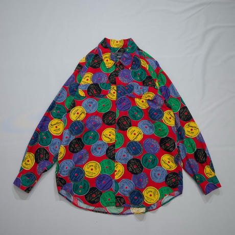 Lizwear Records Full Graphics Rayon L/S Shirts