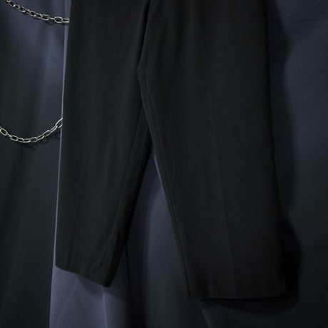 Late90s~Early00s Counterparts Center Press Cropped Tapered Rayon Slacks
