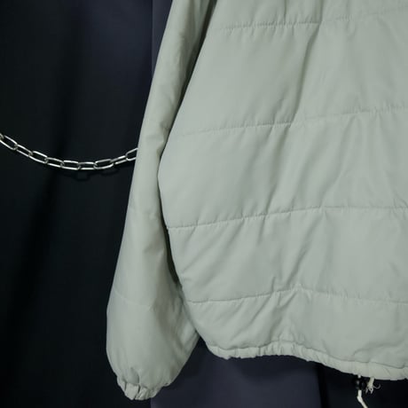 ITALY made Deformation Short Length Box Silhouette Padding Fireman Jacket/Mountain Hoodie