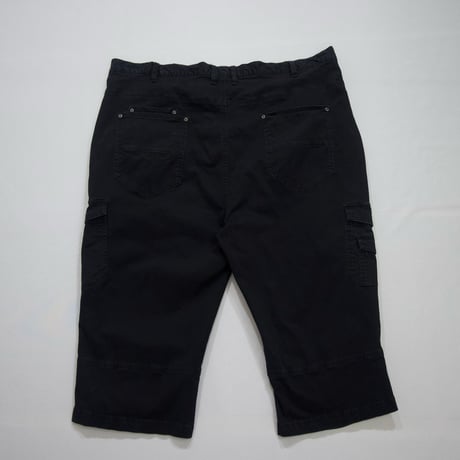 in the attic W45 Multi Zips&Pockets Gimmick Cropped Cargo Pants