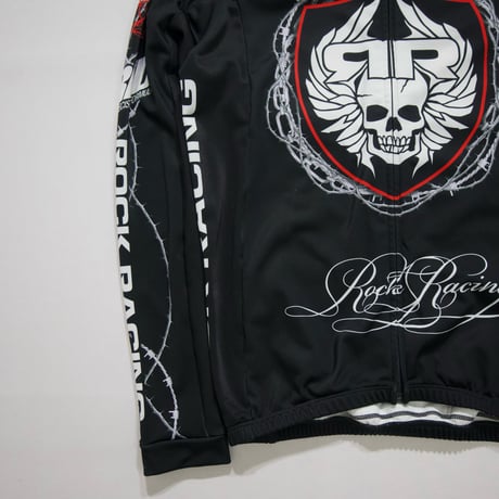 ROCK RACING Italy made Skull BarbedWire Cycling Track Jacket