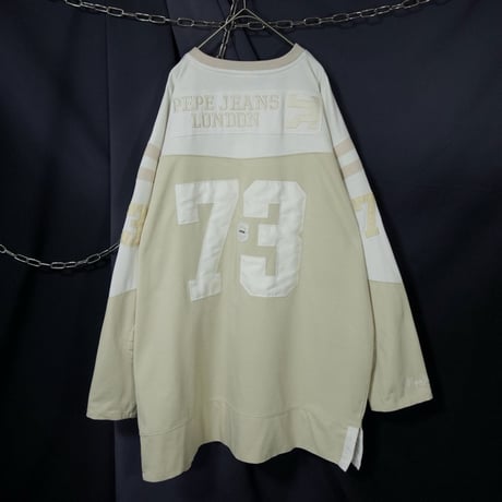 Pepe Jeans Embroidery Oversized Football Game Shirts