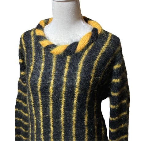 UK Vintage Mohair Handmade Knit Sweater