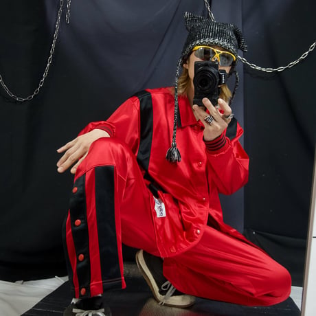 90s Adidas Descente Setup Coach Jacket Side Snap Track Pants