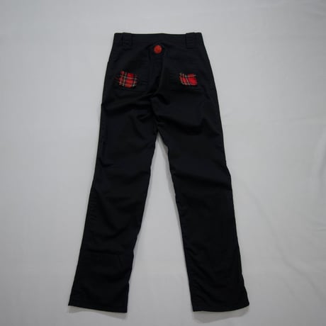 CYBER DOG UK made Tartan Check Zipper Gimmick Pants