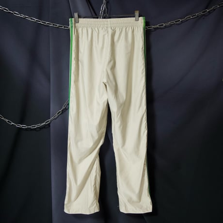 00s c2006 Adidas Setup Silky Beige Gradation Green Three Line Track Jacket Pants