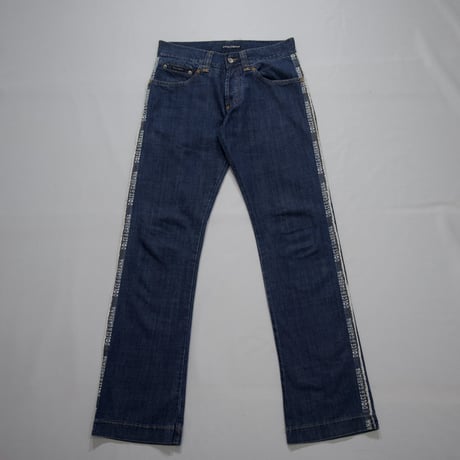 DOLCE&GABBANA SideLine Logo Denim Pants