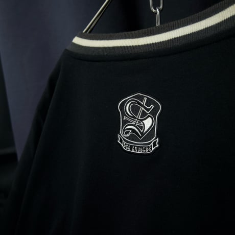 00s SOUL 4L Huge Size Embroidery Logo Ringer RoungNeck Mid Weight L/S Tee/Sweat Shirts