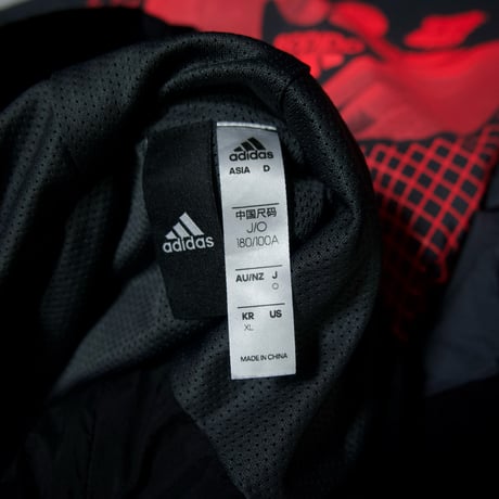10s Adidas HighNeck Deformation Diagonal Zipper Nylon Anorak Jacket/Mountain Hoodie