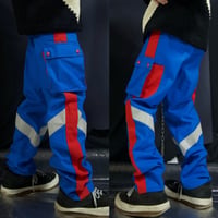 Euro Work Desdstock “DORAEMON ULTLAMAN Color” Reflector Cyber Switching Cargo Pants
