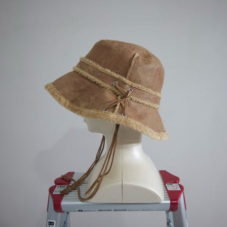 USED PU Leather Safari Hat