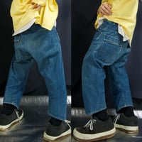 00s c2001 Levi’s Engineered Jeans 3D Cut Draping Cropped Denim