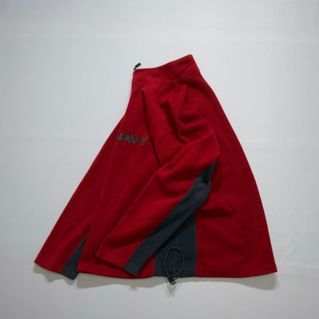 00s OLD NAVY HalfZip Side Switched Embroidery Fleece Pullover