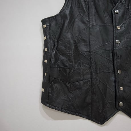 LeatherWorks TSUGIHAGI Studs Custom Leather Vest