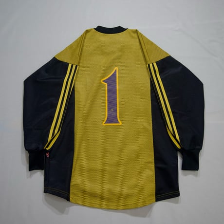Late90s~Early00s Adidas UK made GORE WINDSTOPPER Succer Keeper Pullover L/S Game Shirts