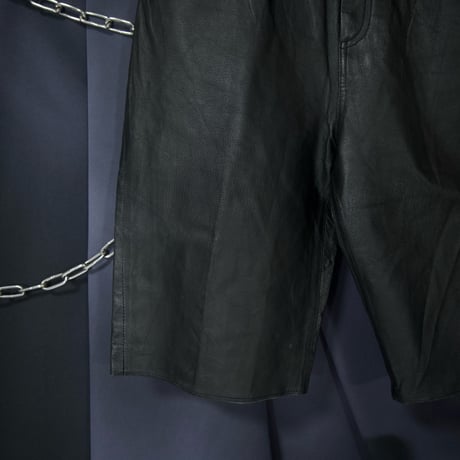 90s bagatelle CutOff Leather Shorts