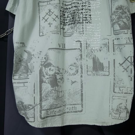 Nostic RomanMythologyAnimal Tarot/Trump Skull Graphics Embroidery Patches S/S Shirts