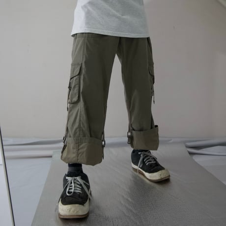 MICHEL KLEIN 2way Gimmick Tech Cargo Pants