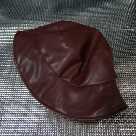 USED PU Leather Minimal Modify Bucket (Metro/Safari) Hat