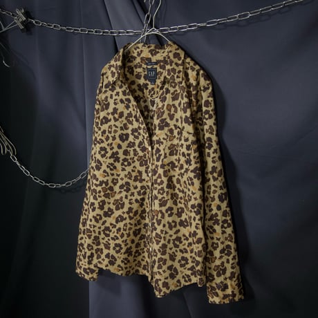 GAP Leopard L/S Open Collar Shirts