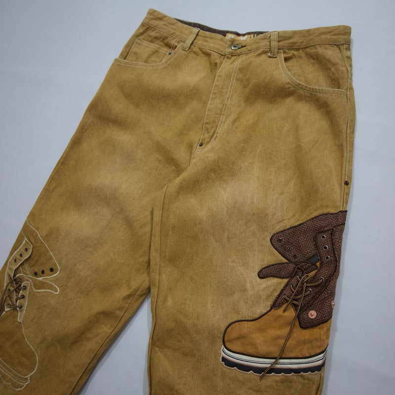 RAWBLUE Timberland Yellow Boots Motif Embroider