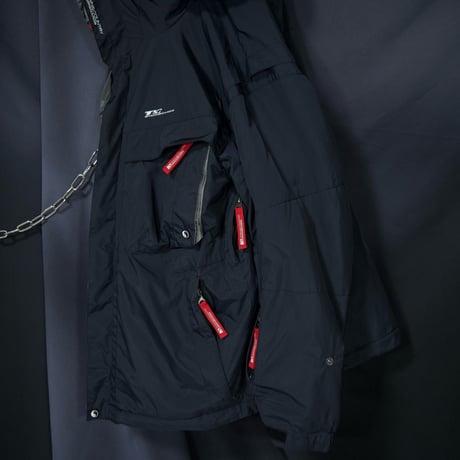 90s Town&Country Descente High Gimmick Nylon Snowboard Mountain Hoodie/Jacket