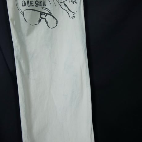 00s Diesel Full Painting Graphics Indian Cotton Pants