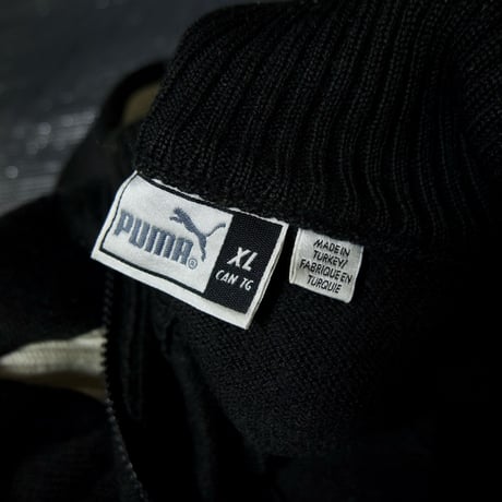90s Euro PUMA Double Zipper Drivers Knit