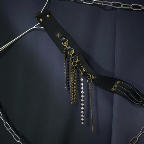 Cook Jeans Chains & Studs PU Leather Belt