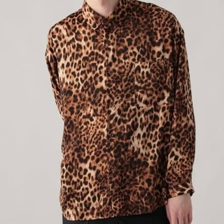 GAP Leopard L/S Open Collar Shirts