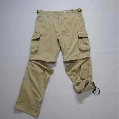 00s 07SUM Timberland Detachable 2Way Zipper Gimmick Parachute Cargo Pants