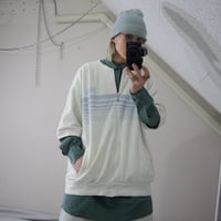90s~00s SeanJohn Pile Short Sleeves Track Jacket