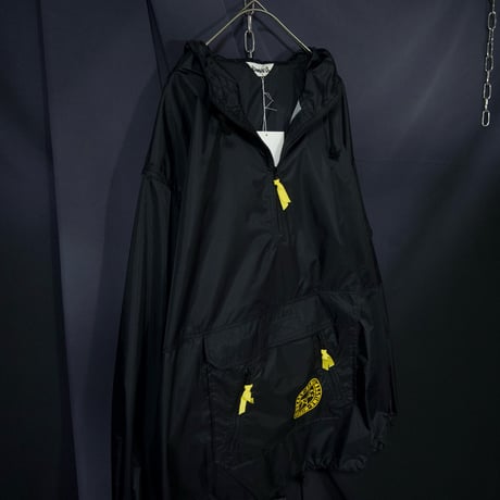 80s~90s Kansai O2 Deadstock Halfzip Nylon Anorak Hoodie Jacket