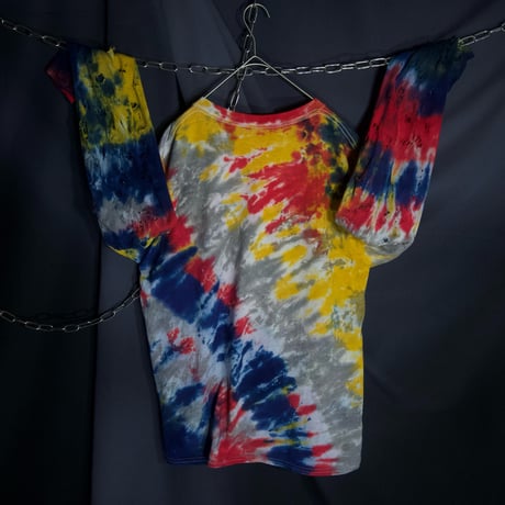 Psychedelics/Ethnics Tie-Dye Patterns Boro,Crush,Damage L/S Tee