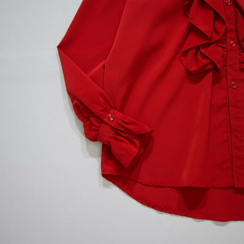 USED Design L/S Frill Shirts | HOW Used/Vintage