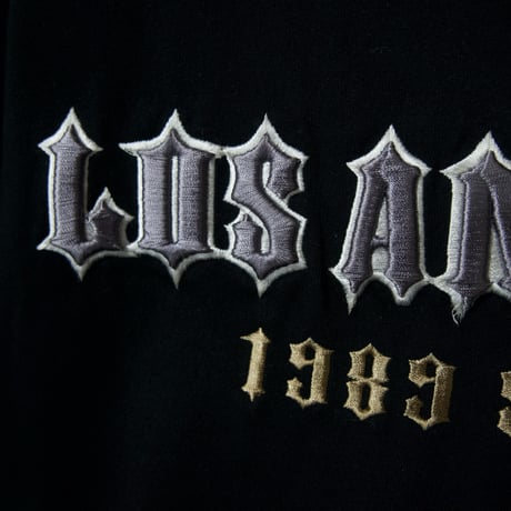 00s SOUL 4L Huge Size Embroidery Logo Ringer RoungNeck Mid Weight L/S Tee/Sweat Shirts