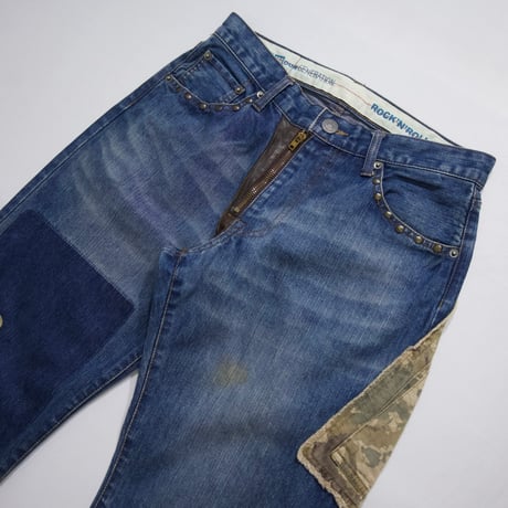 00s PPFM Patchwork Rebuild Denim Pants