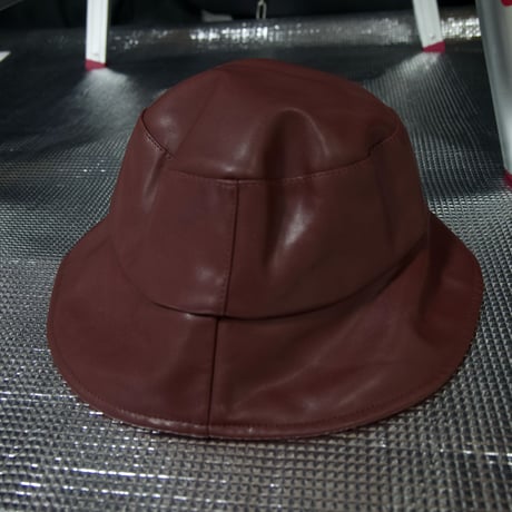 USED PU Leather Minimal Modify Bucket (Metro/Safari) Hat