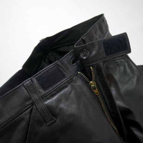 90s~ ABAHOUSE LooseFit Biker type Leather Pants