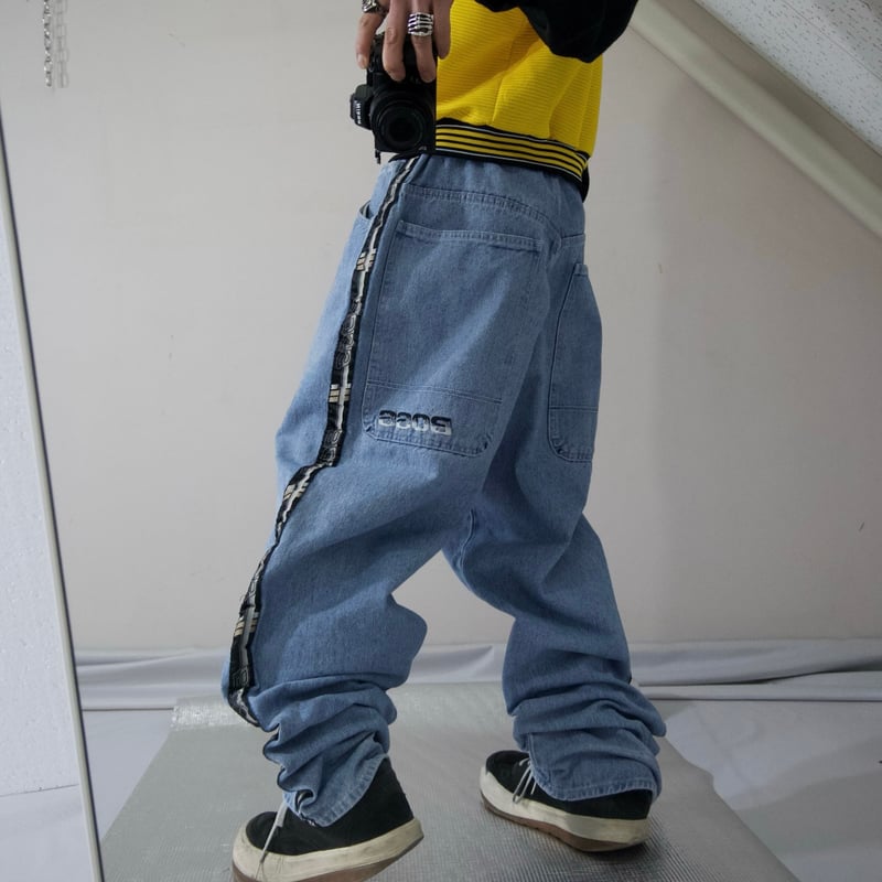 90s BOSS SideLine Baggy Denim Pants | HOW Used/