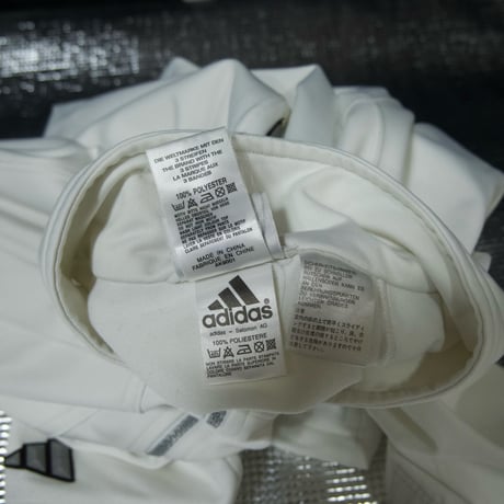 00s c2000 Adidas 4Pockets Rubber PerformanceLogo Silver Zip Track Jacket