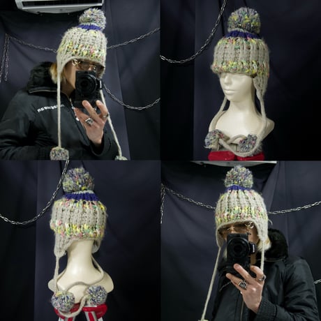 KISSMARK Pastel Color BonBon Low Gauge Knit Cap