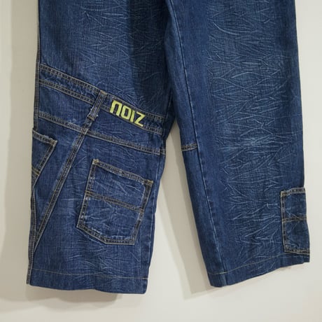 noiz JEANS Rebuild Patchwork Baggy Denim
