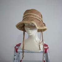 USED PU Leather Safari Hat