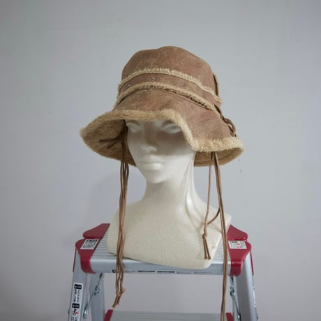 USED PU Leather Safari Hat