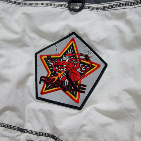 90s FABLICE Nylon HarlZip Anorak Puff Jacket
